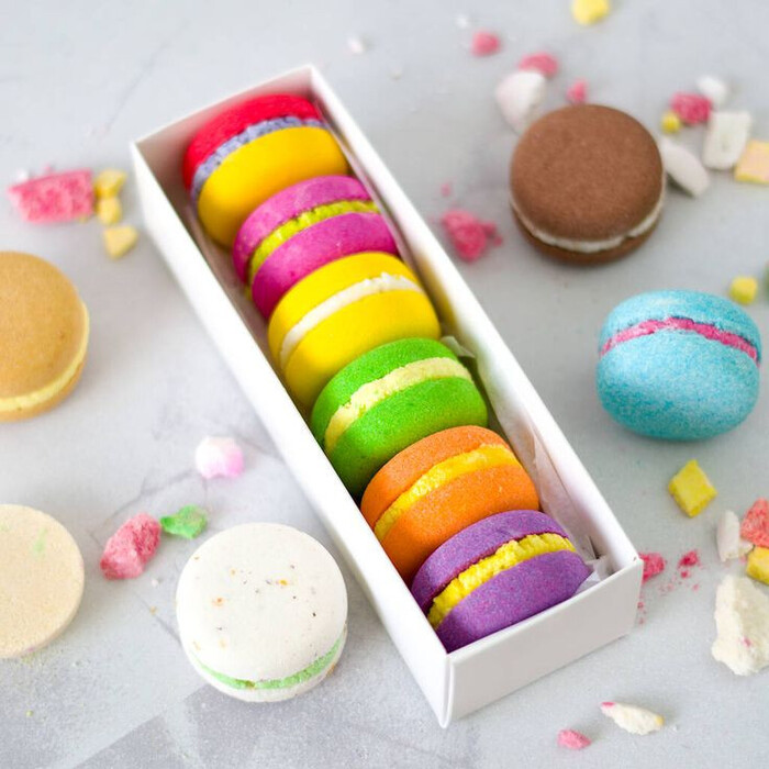 Macaron Bath Bombs - best friend christmas gifts. Image via Google.