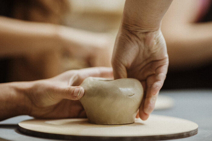 Handmade Pottery - secret santa gift ideas for friends. Image via Google.