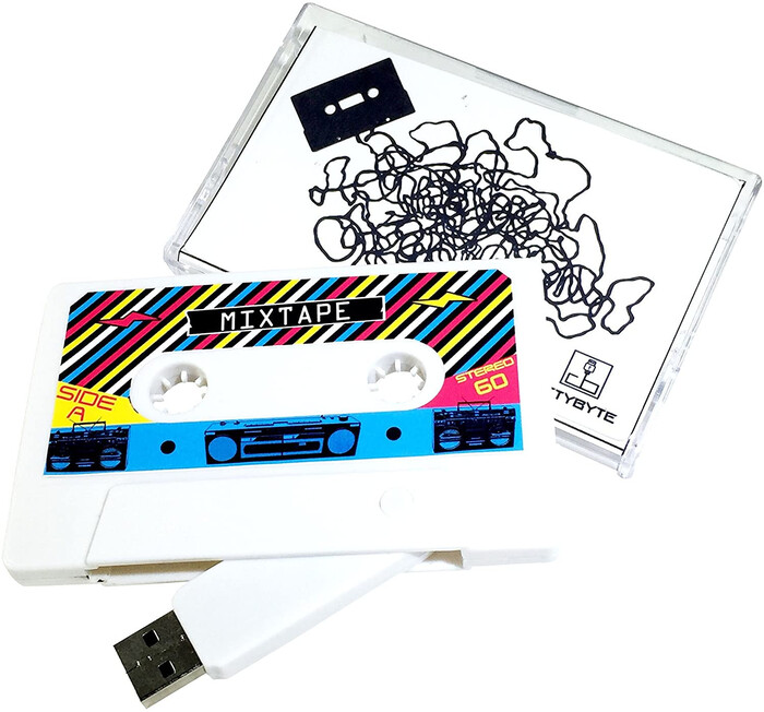 Retro USB Mixtape - Christmas present ideas for friends. Image via Google.