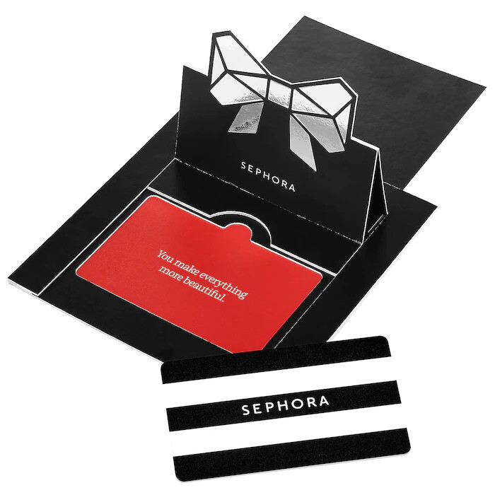 Sephora Gift Card - Christmas present ideas for friends. Image via Google.