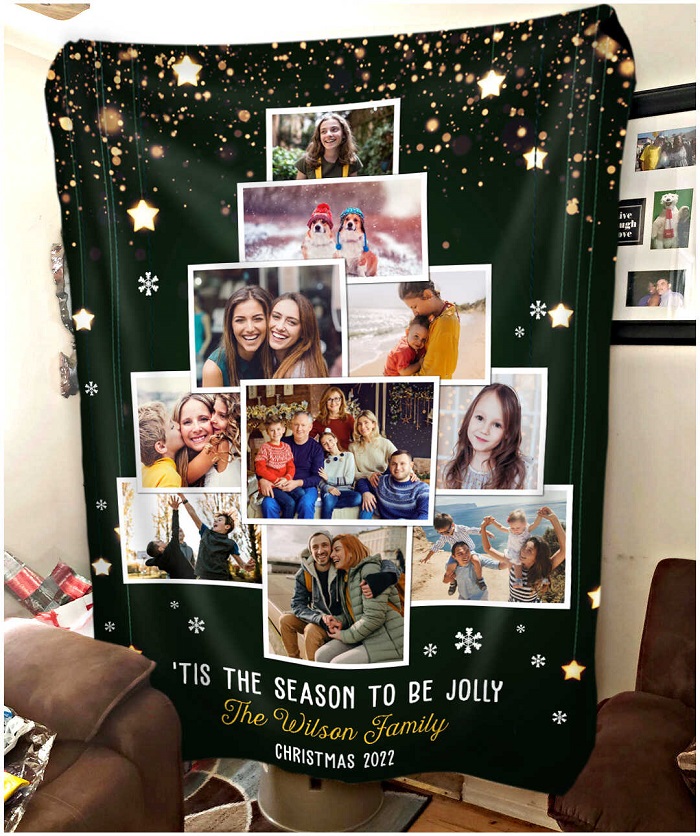 Personalized Blanket - unique Christmas gifts for best friends.