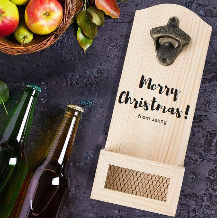 Wall Mount Bottle Opener - Christmas gift ideas for boyfriend. Image via Google.