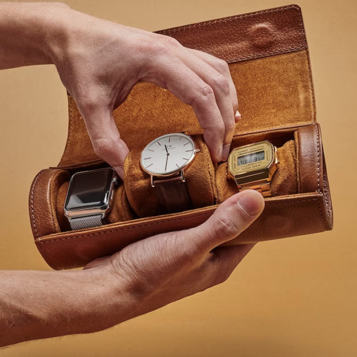 Travel Watch Roll - Perfect Gift For Boyfriend At Christmas. Image Via Google.