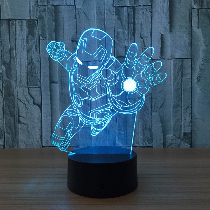 3D LED Night Lamp for Men - christmas ideas for boyfriend. Image via Google.