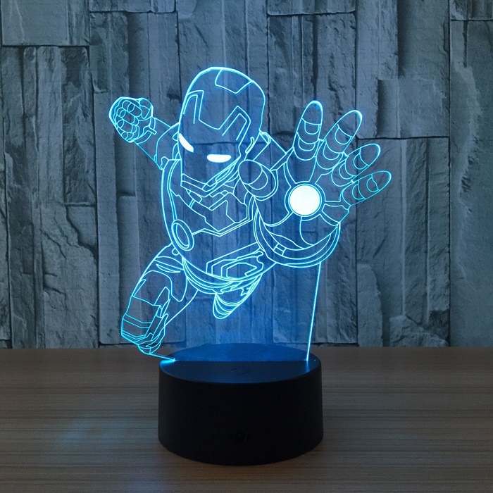 3D Led Night Lamp For Men - Christmas Ideas For Boyfriend. Image Via Google.