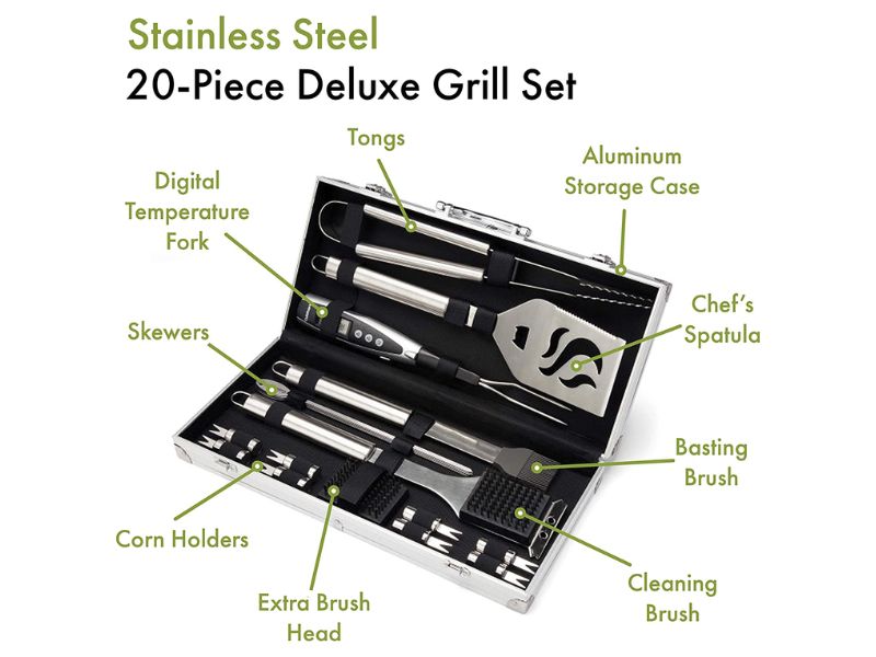 BBQ Deluxe Grill Set for the best date ideas