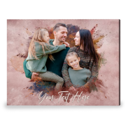 Custom Family Gift Unique Valentine's Gift For Family Canvas Print