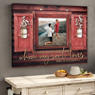 Personalized Gift For Couple Best Valentine Gift Canvas Print
