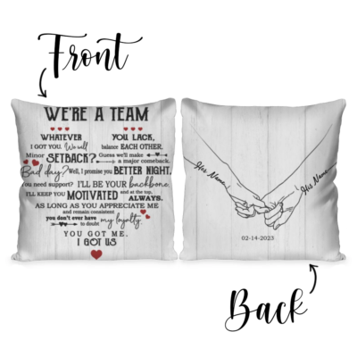 Personalized Pillow Gift For Valentine's Day Unique Gift For Couple