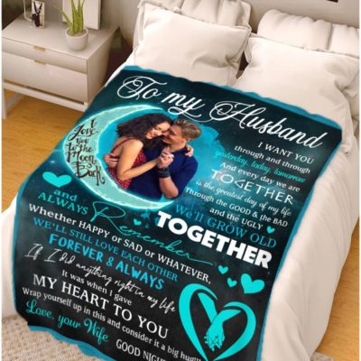 Personalized To My Husband Blanket From Wife Birthday Gift Ideas For Husband