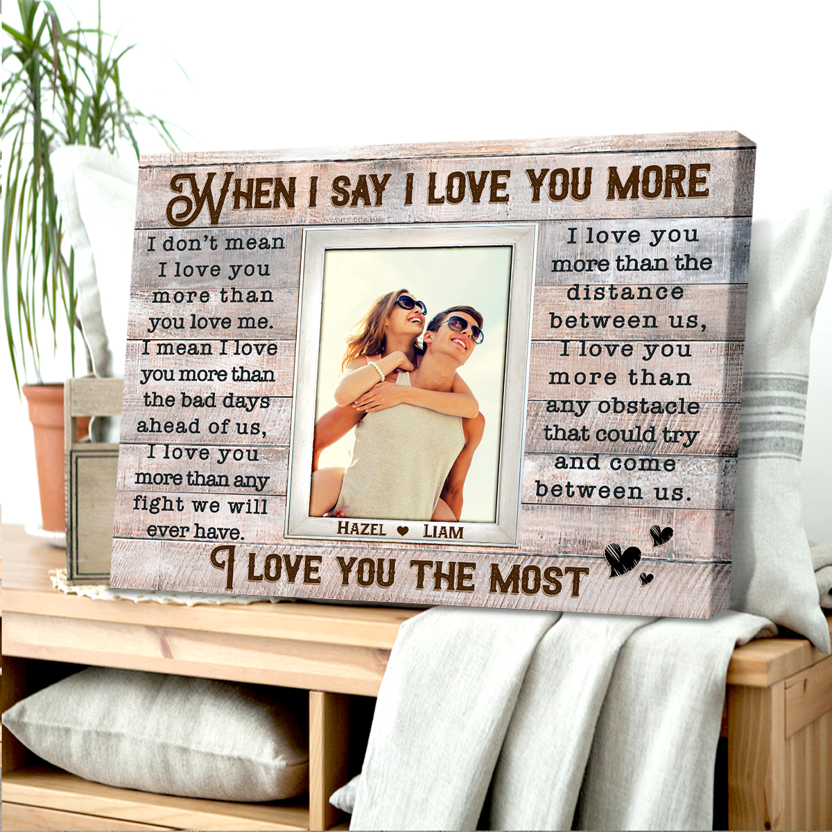 Christmas Gift For Couple Who Has Everything Custom Canvas Picture Frames -  Oh Canvas