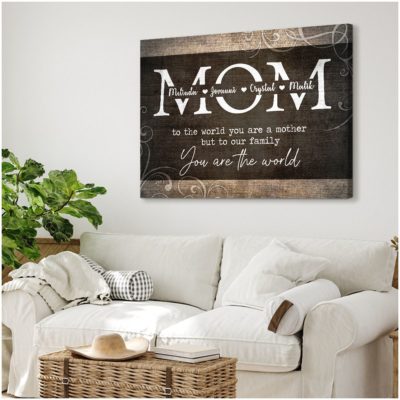 Special Gift For Mom's Day Personalized Gift For Mom Canvas Print