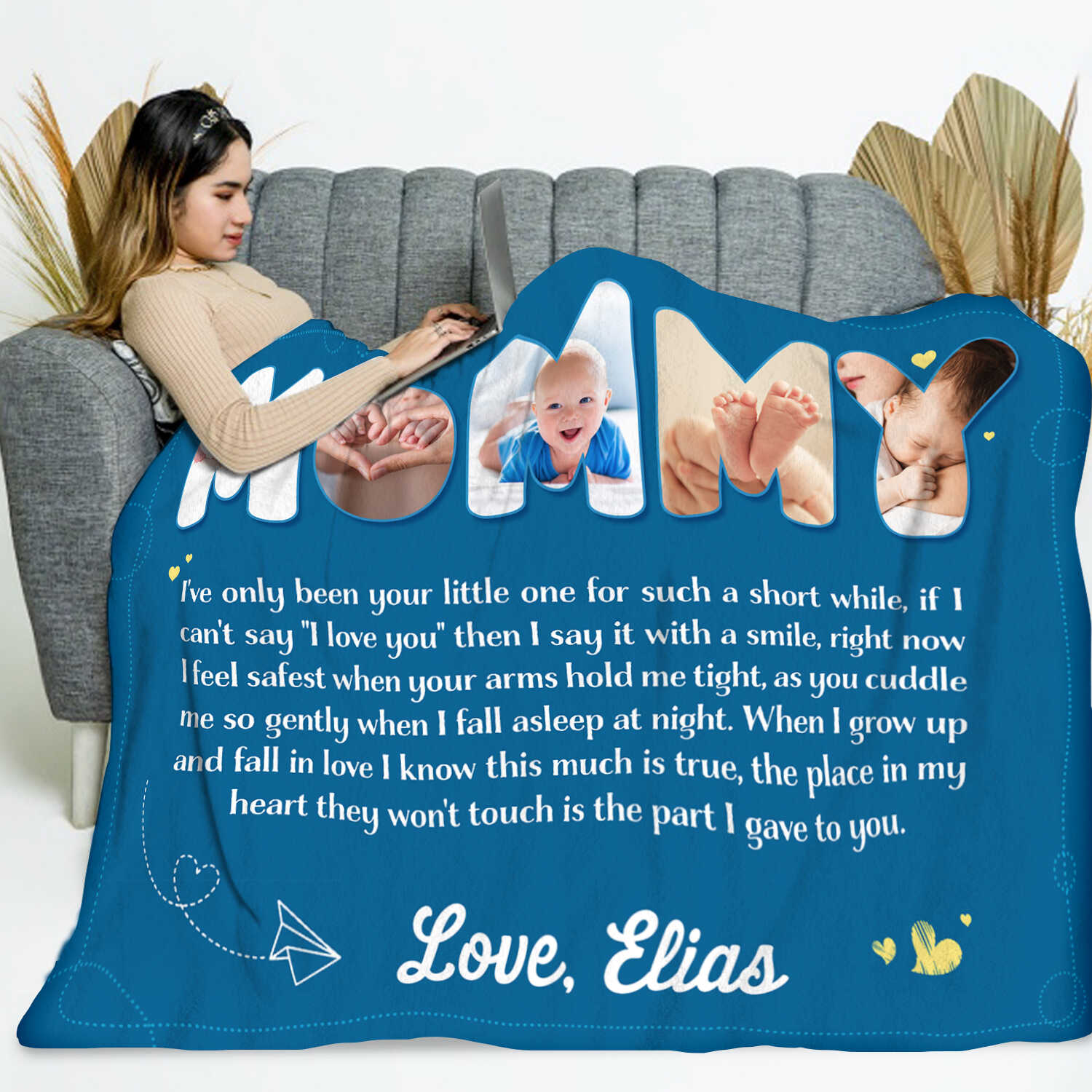 Gift for Mom From Son, First Mother's Day Gift, Personalized New