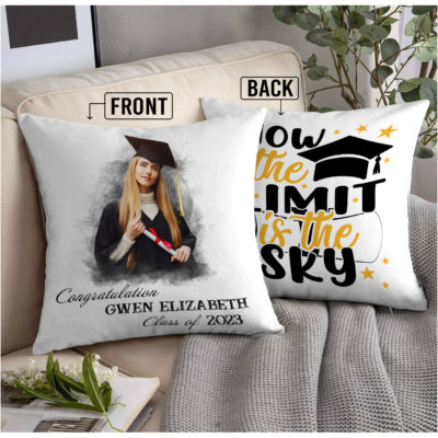 Personalized Graduation Pillow Gift Idea For Congratulations Graduation For Her 01
