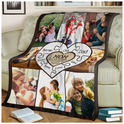 Personalized Blanket For Mom From Daughter Meaningful Mother's Day Gift Idea 01