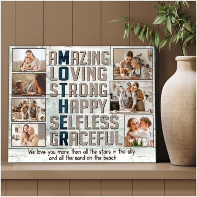 Custom Amazing Mother Canvas Sentimental Gift For Mother's Day 01