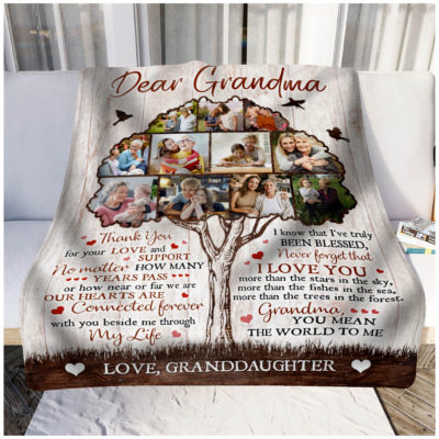 ear Grandma Blanket Gift Unique Mother's Day Gift Idea 01