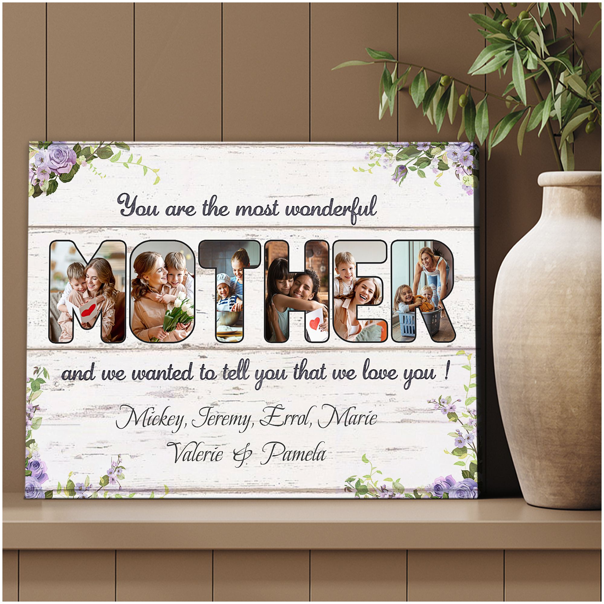 Meaningful Mother Daughter Gifts Mother's Day Personalized Gifts - Oh Canvas