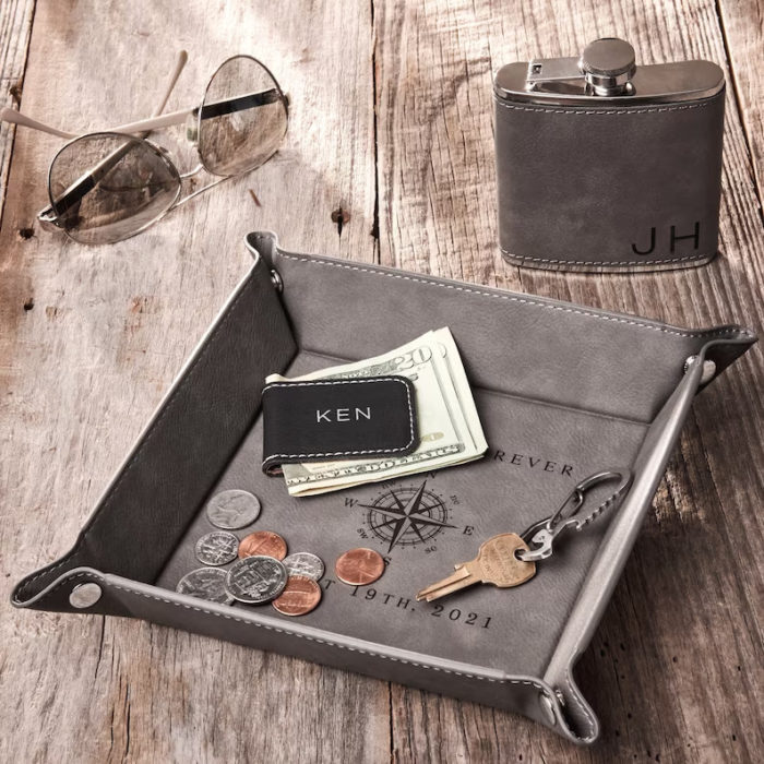 Valet Tray For Last-Minute Groomsmen Gift Ideas In Bachelor Party