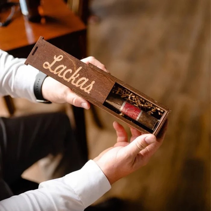 Customized Whiskey And Cigar Box - Cool Groomsmen Gifts