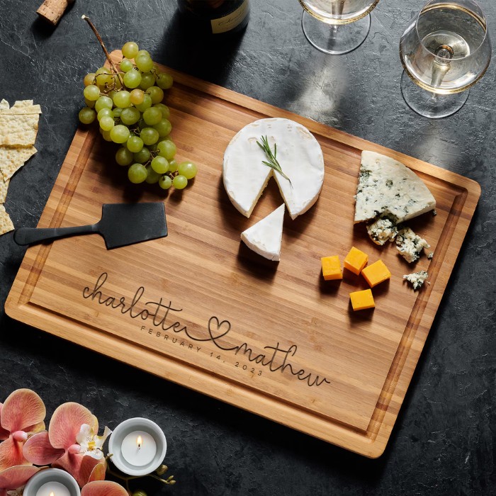 Gifts for newly engaged bride - Engraved Cutting Board