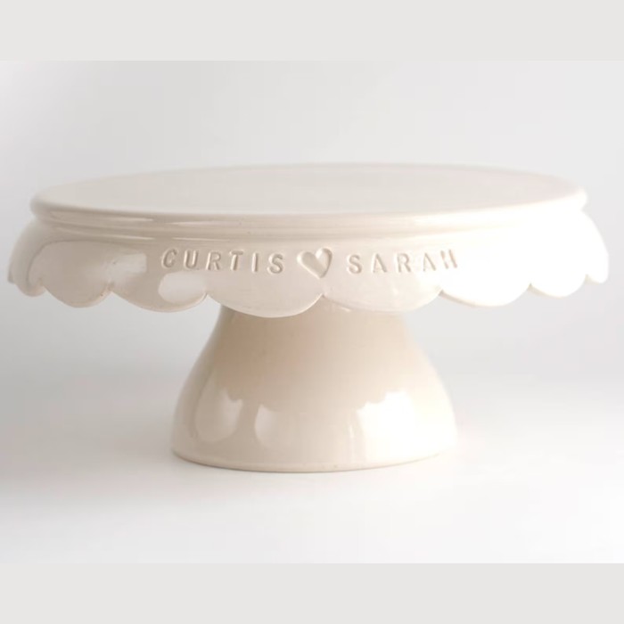 Engraved Cake Stand