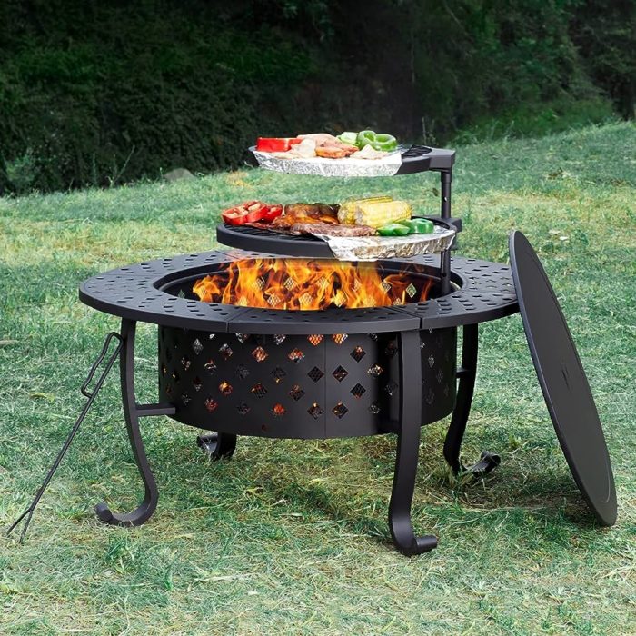 Wood Burning Fire Pit - hunt for stepdad