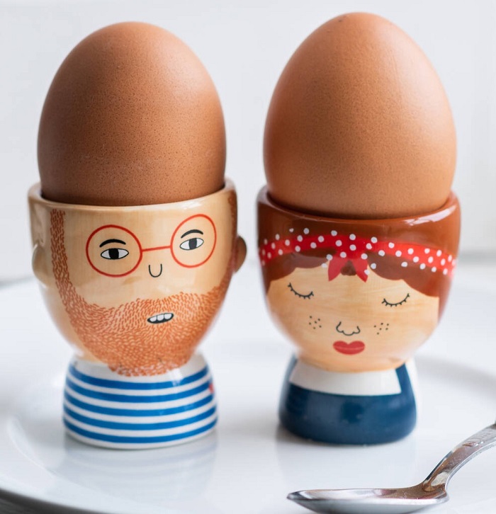 Egg Cups - 18 Years Of Marriage Gifts For Couple