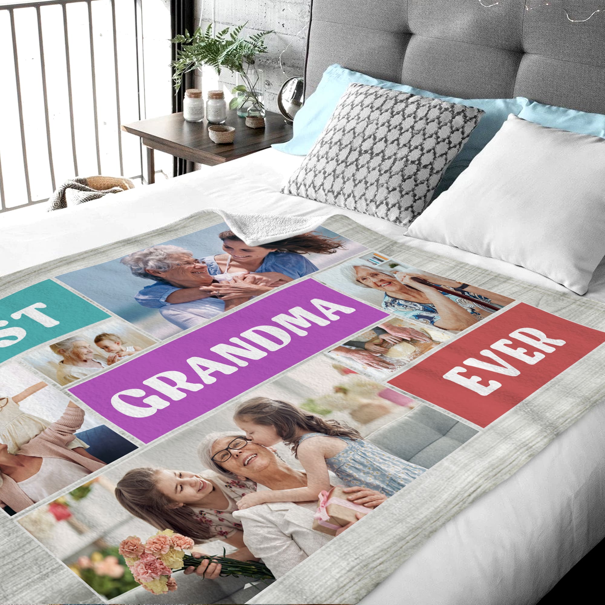 Grandma Gifts Blanket 60''x50'', Best Gifts for Grandma, Great