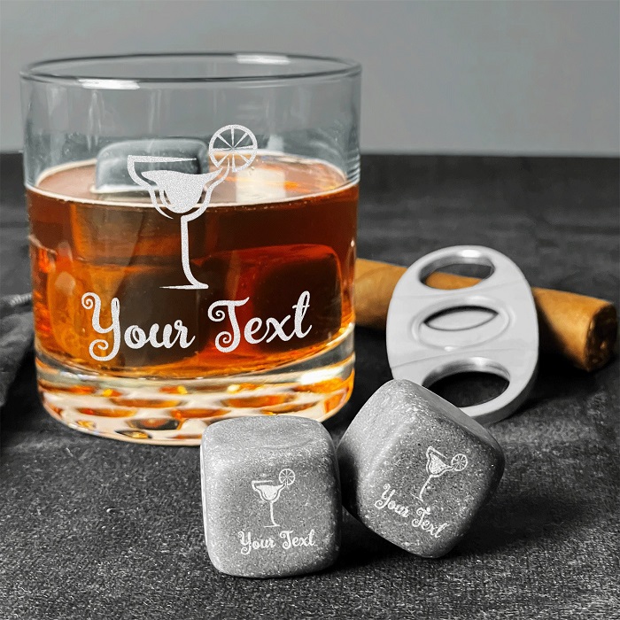 Custom whiskey stones: meaningful gift for male retirement gifts