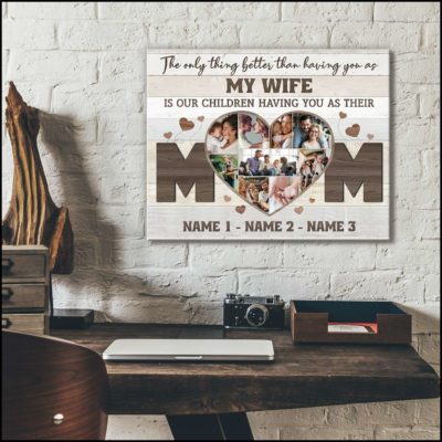 Gift For Wife For Mother's Day Personalized Gift From Husband Canvas Print