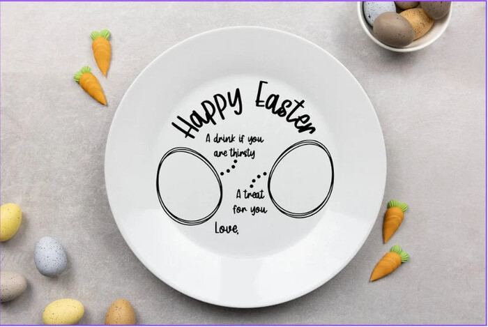 Table Easter Platter as Easter gifts for men