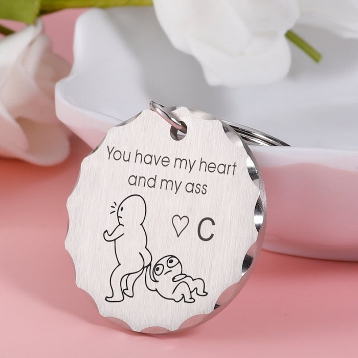 Funny Keychain: cute anniversary gifts for him