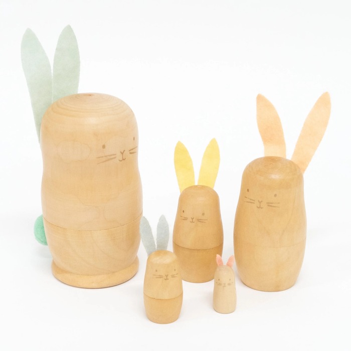 Stacking Bunnies - Easter bunny basket