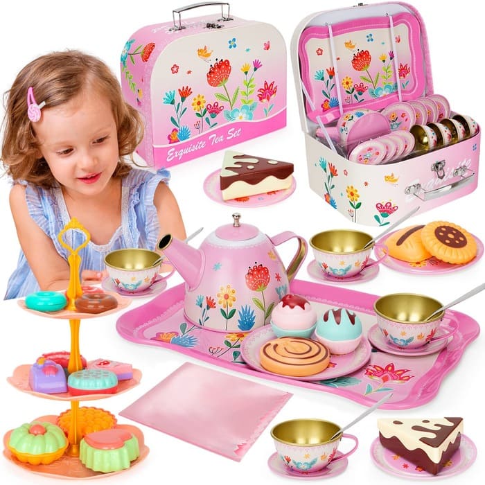 Toddler Toys Tea Party Set - Easter Gifts For Kids