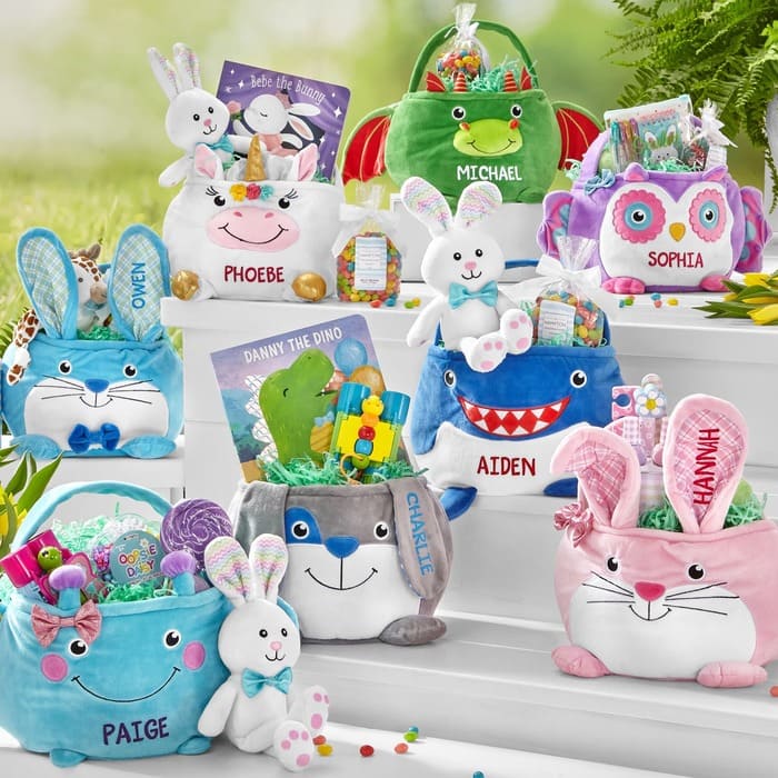 Furry Critter Easter Basket Set - Easter Gifts For Kids