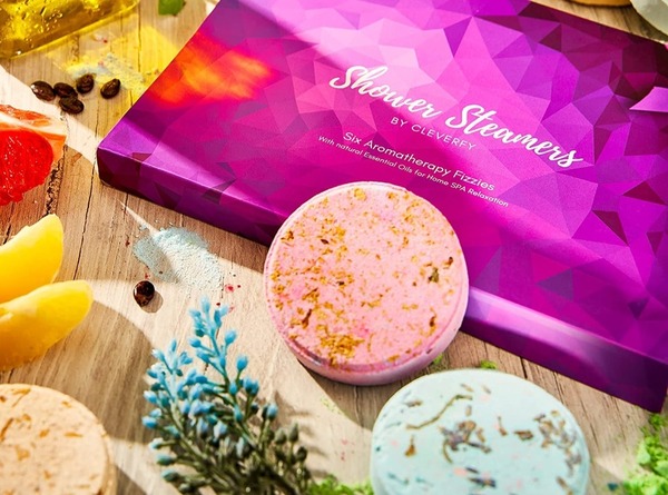 mother's day spa day gifts for wife - Aromatherapy Shower Steamers