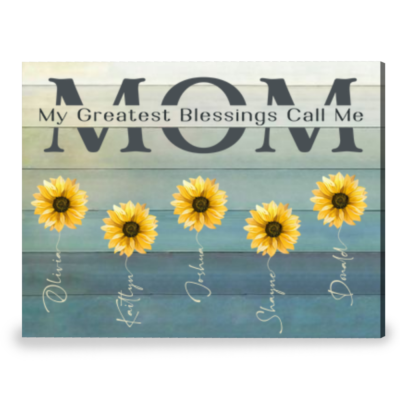 Customized Happy Mother's Day Gift Special Gift For Mom Canvas Print