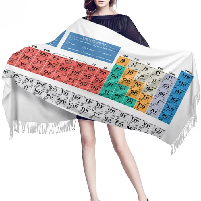 Chemistry Scarf - Easter gifts for professors