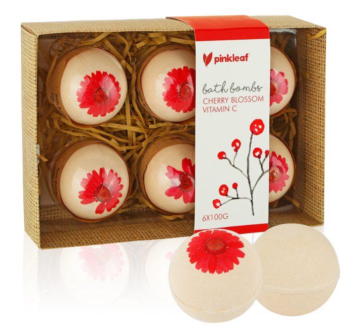 Gift Set of Flower Blossom Bath Bombs - easter gifts for teachers 