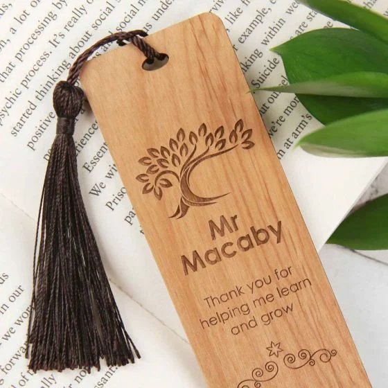 Teacher'S Bookmark With Laser Engraving - Teacher Easter Gifts Ideas