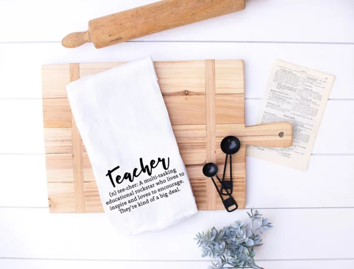 Teacher Gift Towel - teacher easter gifts ideas