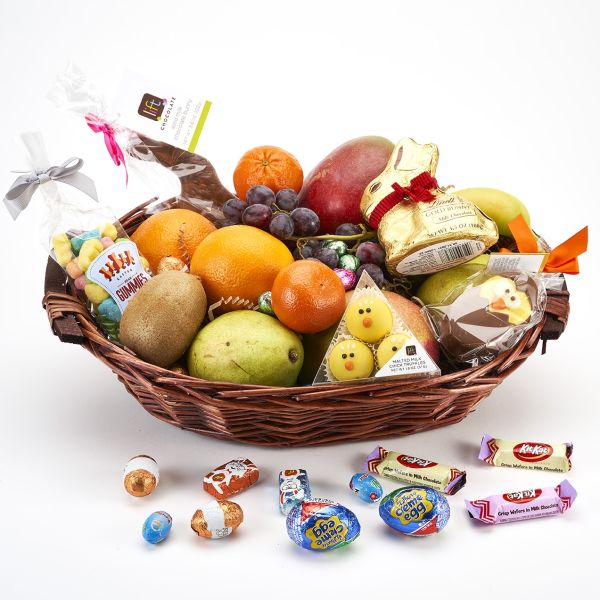 Easter basket with fruit - easter basket ideas for teachers