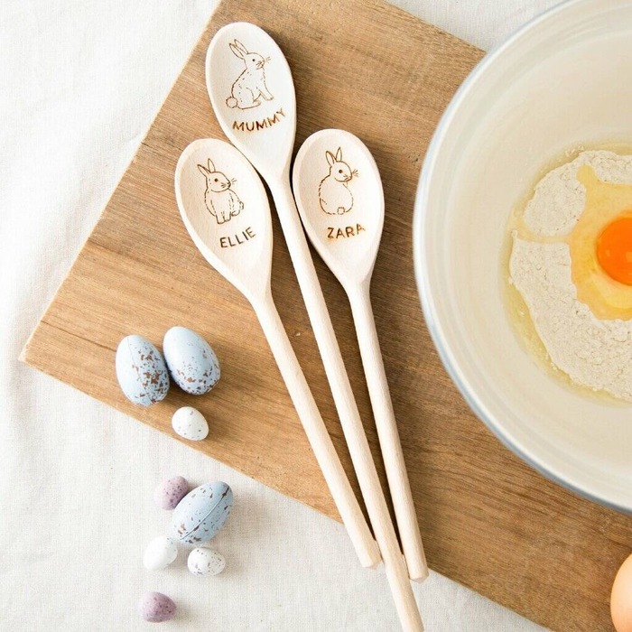 Easter Gifts For Wives - Engraved Wooden Spoons