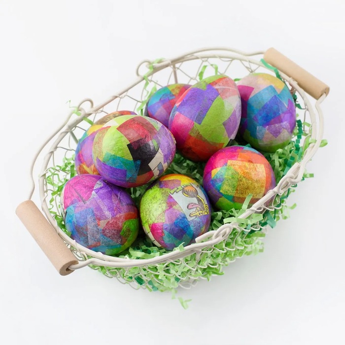 Papier-Mâché Easter Eggs - Easter gifts for women