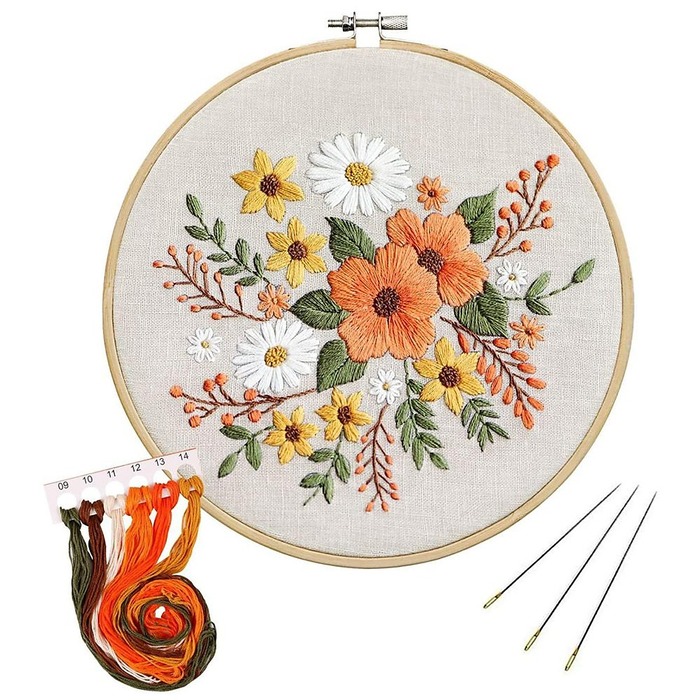 Embroidery Kit for Beginners - Easter present for girlfriend