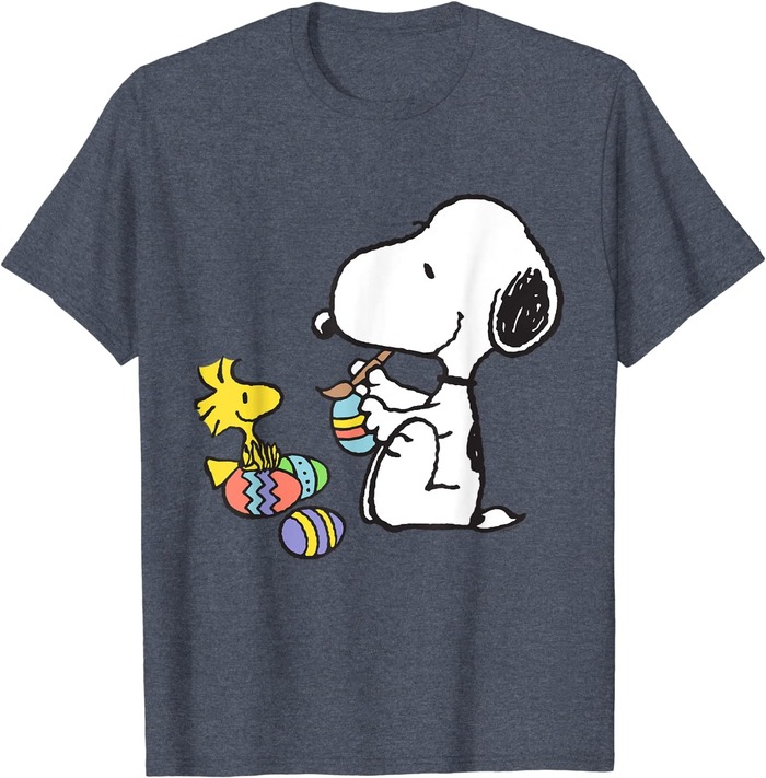 Snoopy Easter T-Shirt - Easter Present For Girlfriend