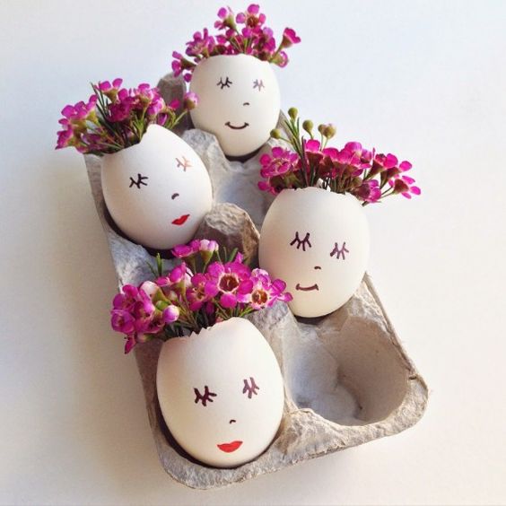 Easter Vase In The Form Of An Egg - Diy Easter Gifts For Teachers