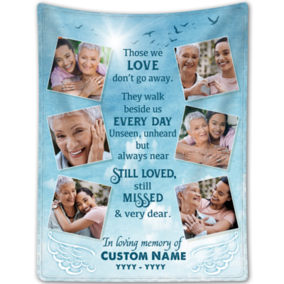 Customized Blanket For Loss Of Loved One Sympathy Gift For Loss Of Mother