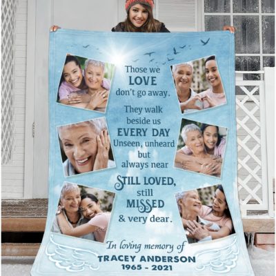 Customized Blanket For Loss Of Loved One Sympathy Gift For Loss Of Mother 01